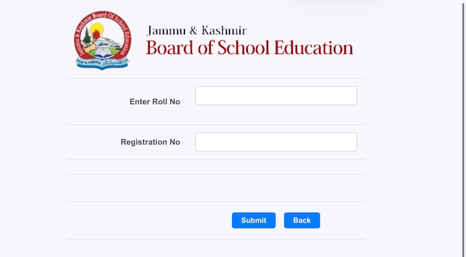 JKBOSE Class 10th Result Session 2026