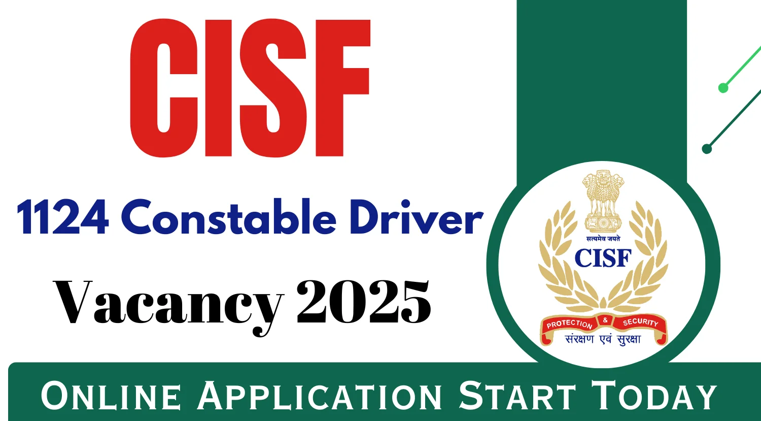 CISF Constable/ Driver Recruitment 2025