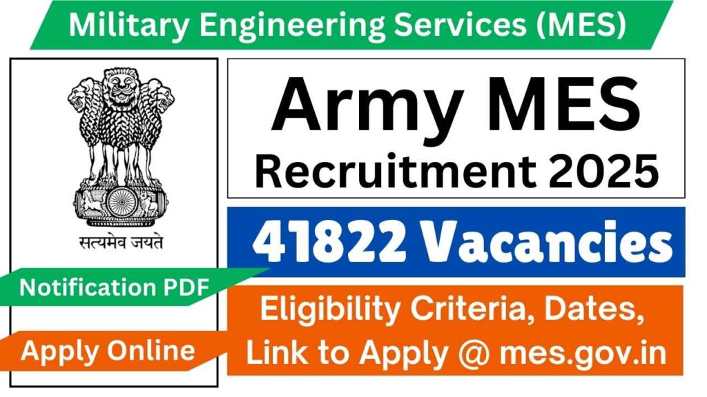 Army MES Recruitment 2025