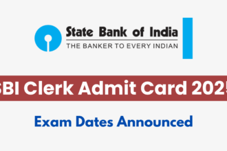 SBI Clerk Prelims Admit Card 2025