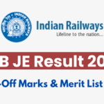 RRB JE Result 2025 Link