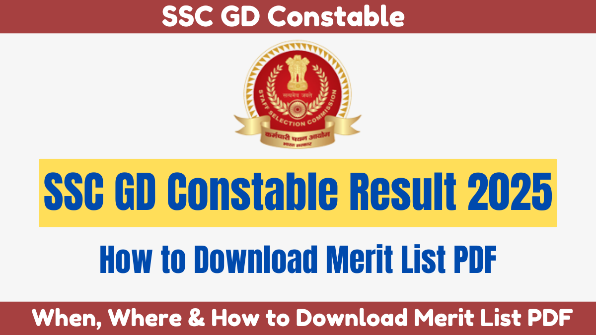 SSC GD Constable Result 2025