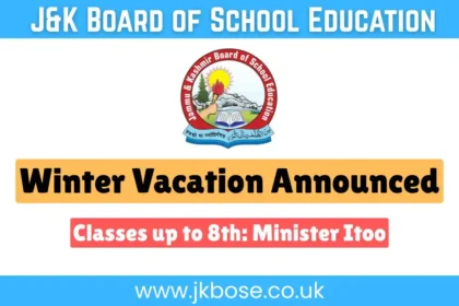 Winter Vacation 2025 in Kashmir